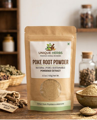 Wild Roots Organic Poke Root Powder (Phytolacca Americana) | Premium Dried Herb