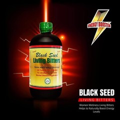 Moringa,Black Seed Living Bitters – Natural Digestive Aid and Detox – 16oz -Pack