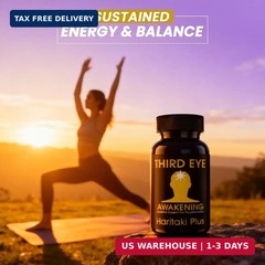 Third Eye Awakening Haritaki Capsules Kailash Herbals 100ct 650mg Vegan