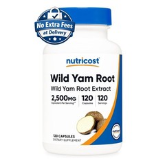 Suplemento de Extracto de Raíz de Ñame Silvestre 2500mg | 120 Cápsulas