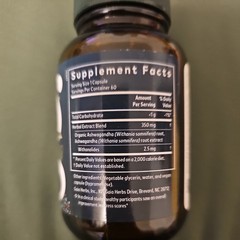 Ashwagandha Root, 120 Vegan Liquid Phyto-Caps 01/2029