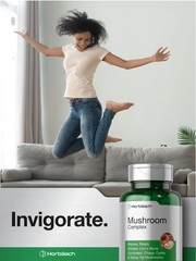Mushroom Complex Supplement | 150 Capsules | 8 Mushroom Blend | by Carlyle