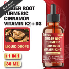 11in1 Ginger Root Liquid for Support Immune & Digestion 1 Fl Oz (Pack of 1)