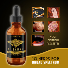 Fungus & Parasite Detox EASY Effective & FAST Cleanse Bugs Worms & More USA DLX