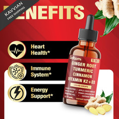 11in1 Ginger Root Liquid for Support Immune & Digestion 1 Fl Oz (Pack of 1)
