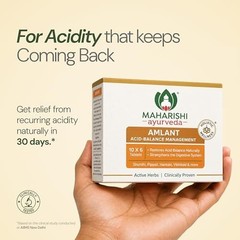 Maharishi Ayurveda Amlant 60 Tablets | Heartburn Gas Bloating Digestive Support