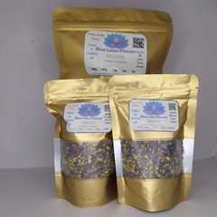 Dried Blue Lotus Cut Flower| Nymphaea Caerulea Organic Egyptian Natural Tea 100g
