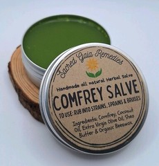 Comfrey Salve, Extra Strength, Pain Back Neck Knees Bones Inflammation, Organic