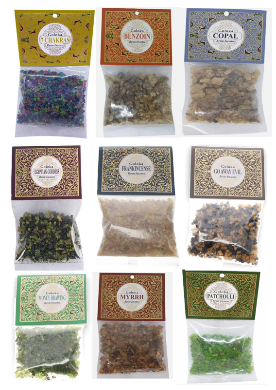 30g MYRRH COPAL BENZOIN Resin Incense granules mix Gum Smudge GOLOKA Hangsell