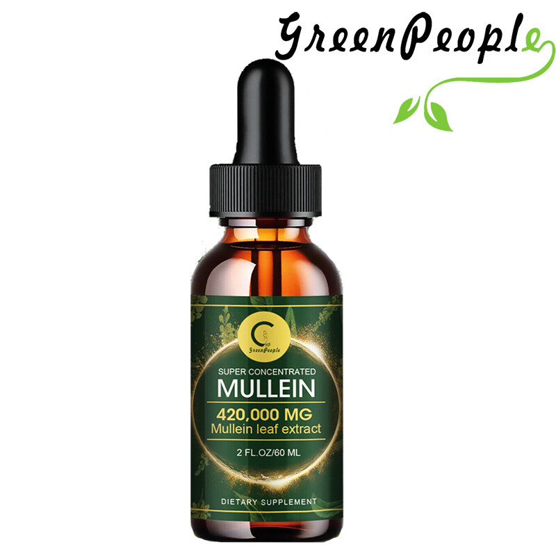 Mullein Leaf Extract Super Concentrated 420,000 MG 2 FL.OZ/60 ML Lung Cleanse