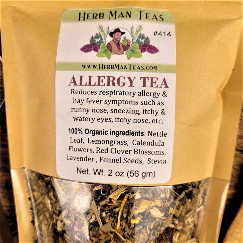 SEASONAL ALLERGY TEA for no more running nose, sneezing & itchy eyes