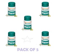 Himalaya Diarex Tablets Pack of 5 x 30 Tabs Each Free Ship Exp. 2028