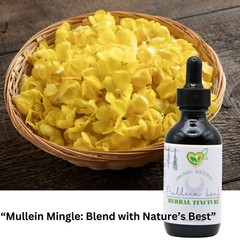 Mullein Leaf Tincture Natural Liquid Drops Extract 2 Oz Lungs Breath Respiratory