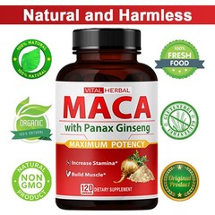 Maca Ginseng Capsules – Enhance Male Stamina and Vitality