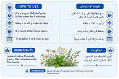 40X Alattar Herbal Blend Mix Pack Tea Bags (2 Pack) أعشاب العطار 40 كيس (2 علبة)