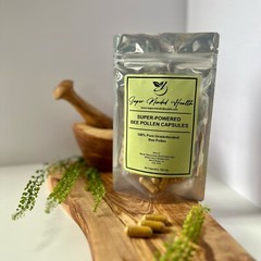 Super Powered Bee Pollen Capsules 700mg 100% Pure Bee Pollen Detox Health