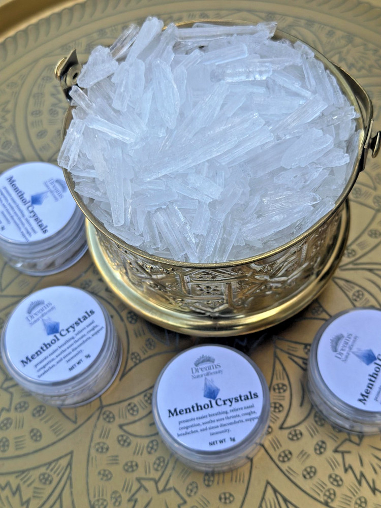 Mint Menthol Menthol Crystal Natural Pure Natural كريستال فليو منثول