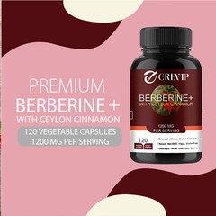 Berberine + Ceylon Cinnamon – Heart Health, Cholesterol and Blood Sugar Support