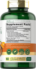 Turmeric Curcumin 3000mg 180 Capsules | with Bioperine | by Carlyle