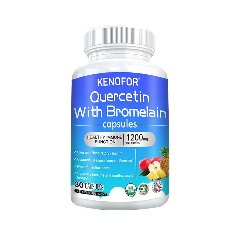 Quercetin bromelain capsules for high-intensity training Build up resistance