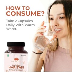 Saptamveda Haritaki Capsules, 60 Capsules K108
