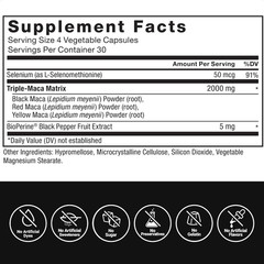 Maca Max, Maca Root Capsules to Maximize Vitality & Performance, M