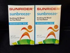 Sunrider Sunbreeze 0.17oz / 5ml Essential Oil Soothing Fast Relief 4 Muscle Ache