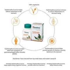 6 X Yashtimadhu By Himalaya a natural antacid gastri & duodenal ulcers Exp 2026.
