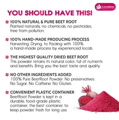 Pure & Natural 8oz Beet Root Powder – , Non-GMO, Versatile for Smoothies & Ba…