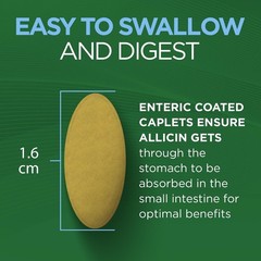Garlique Garlic Extract Caplets Blood Pressure Support 60 Count Vegan