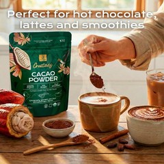 1 LB (16 OZ ) Organic Raw Cacao Powder 100% Pure, ALL NATURAL,ALWAYS FRESH