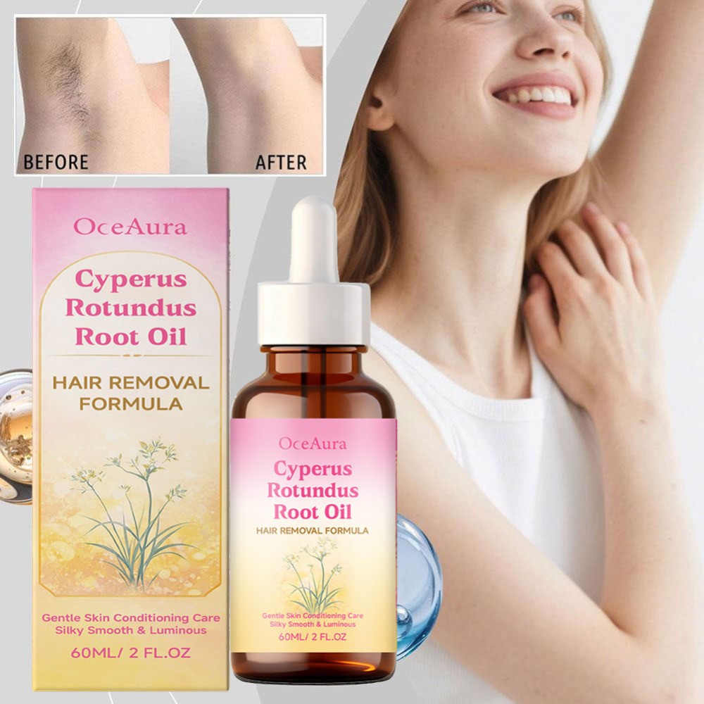 Cyperus Rotundus Oil 60ml Hair Reducer Natural Body Hair Reduction Men & Women