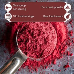 2 LB Organic Beet Root Powder Raw Non GMO Pure Beta Vulgaris Nitric Oxide Booste