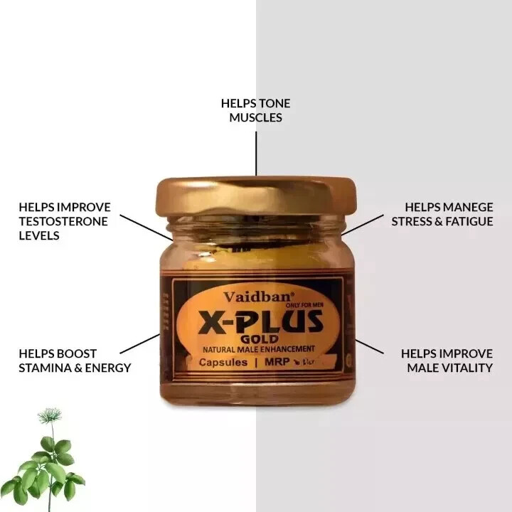 X Plus Gold 25 Capsule: A premium blend, this Ayurvedic formulation fast ship