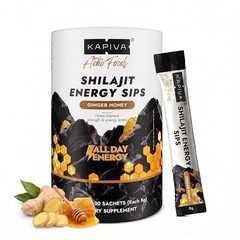 Kapiva Activ Foods Pure Shilajit Energy Sips Boosts Energy & Stamina 30 Sticks