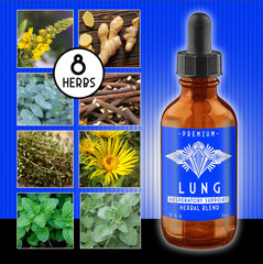 Artisan Lung & Respiratory Support Tincture Mullein, Elecampane Thyme +MORE USA
