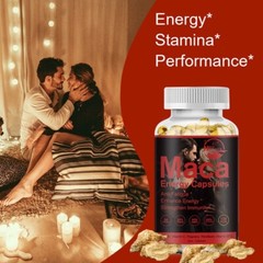 Black Maca Capsule -Testosterone Booster, Muscle Health, Supports Desire Stamina