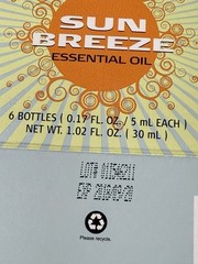 1 Bottle Sunrider Sunbreeze Essential Oil 0.17fl.oz Pain Relief Muscle