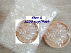 1000 Real Empty Vegetarian Clear Caps Capsule Size 0 Halal Vegan Refill Herbal