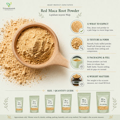 Red Maca Root Powder Pure Fine Lepidium Meyenii Bulk 1oz-32 oz Premium Milled