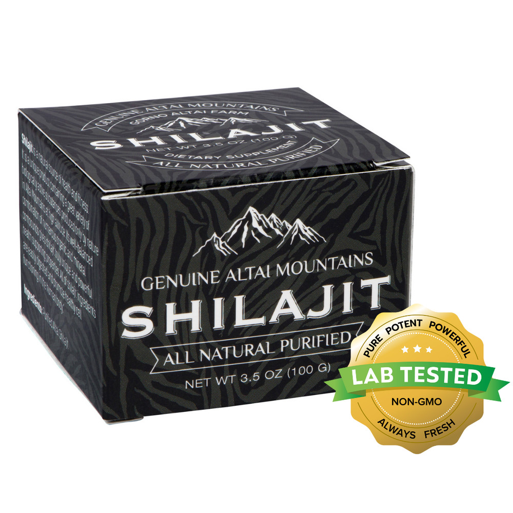 Pure Shilajit Resin 3.5oz/100g, 660 Servings – Potent Organic Fulvic Acid