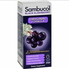 Sambucol Black Elderberry Immune Syrup Original Formula 4 fl oz Exp 09/2028