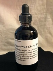 Organic NON-GMO Wild Cherry Bark Tincture Extract 4floz sealed bottle