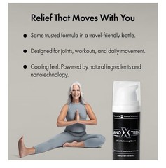 NANOXTREME Pain Relief Cream Fast-Acting Topical Muscle Joint Nerve 1oz