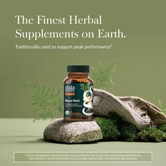 Gaia Herbs Maca Root – Caffeine Free Energy & Stamina Support 60 Vegan Capsules