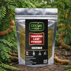 Organic Tamarind Leaf Powder 100% Pure Ceylon Herbal Tea Wellness Tamarindus Oz