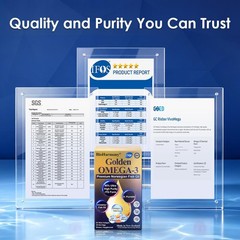 Omega 3 Fish Oil –85% Purity IFOS 5 Star, rTG High Absorption…