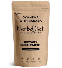 Blood Sugar Support Glucose Metabolism Powder Weight Loss w/ Gymnema & Banaba