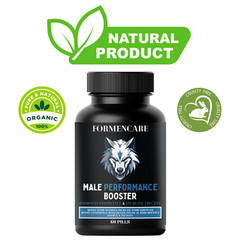 NEW . 60 Powerful Capsules . Works In 10 Minutes. Herbal Supplement for Men