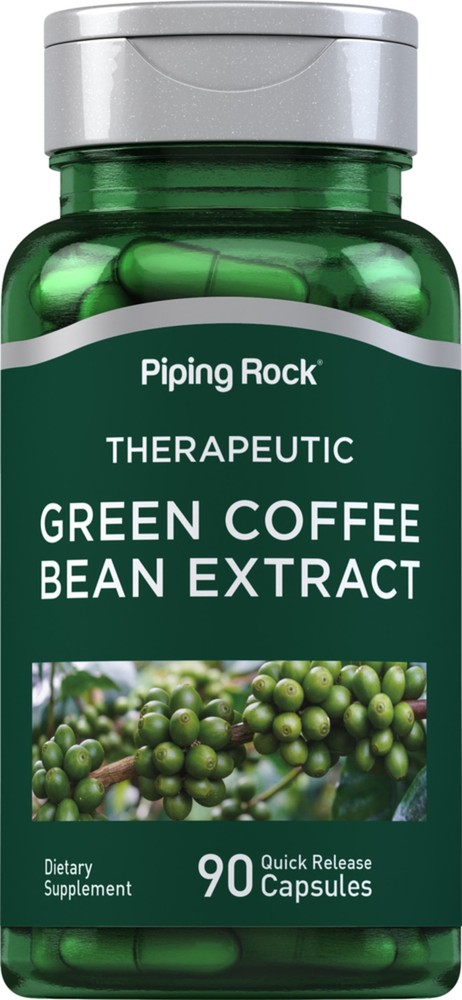 Green Coffee Bean Extract 8000 mg | 90 Capsules | Non-GMO | by Piping Rock